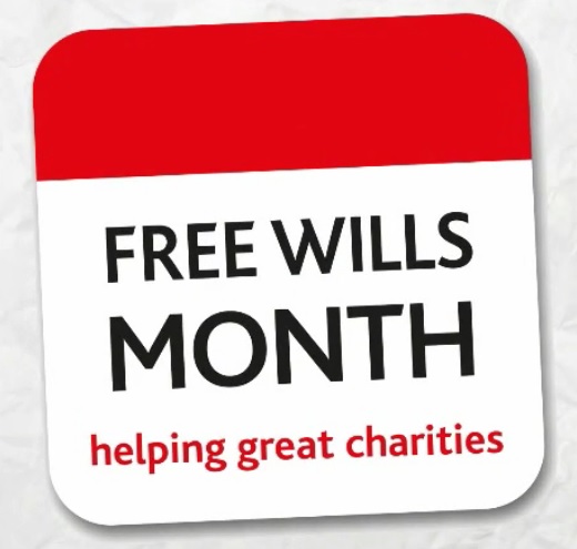 Poster advertising Free Wills month