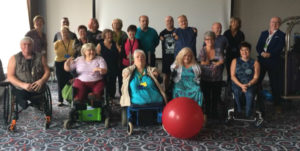 beneficiaries at a thalidomide trust fit for the future event focusing on keeping active