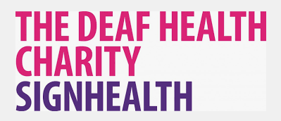 The Deaf Health Charity SignHealth logo