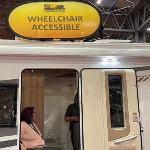 wheelchair accessible caravan