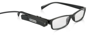 glasses with smart device for visually impaired people