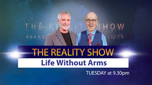 Brian Gault with the Reality Show presenter in a promotional image for the show in which Brian appeared