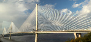 Forth bridge in Scotland